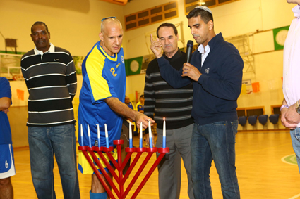 קבוצת הותיקים קיימה משחק ראווה בשהם