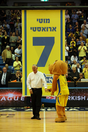 ארואסטי, ליפין וגודס זכו לכבוד בהיכל המכבים