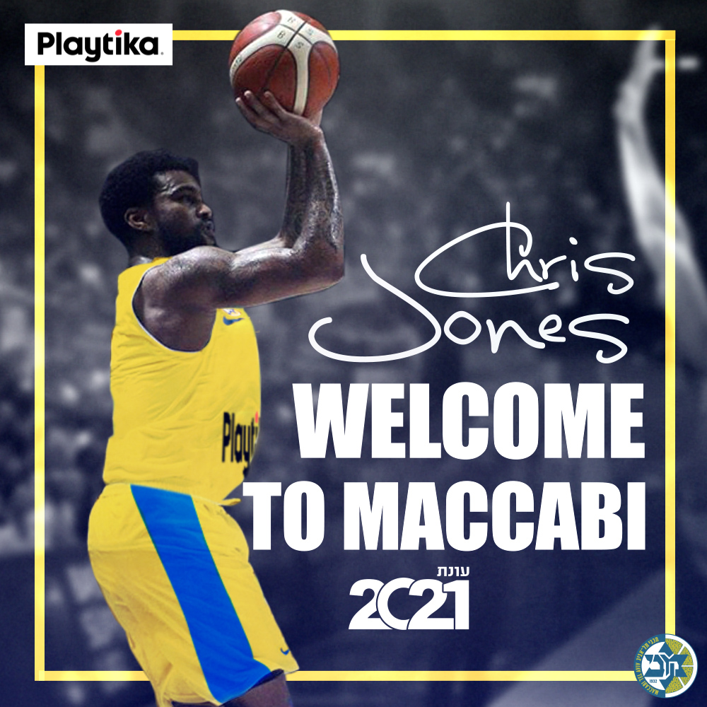 Maccabi Playtika Tel Aviv has signed Chris Jones