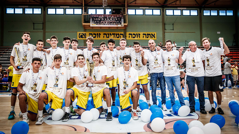 קבוצת נערים א’ זכתה בגביע המדינה