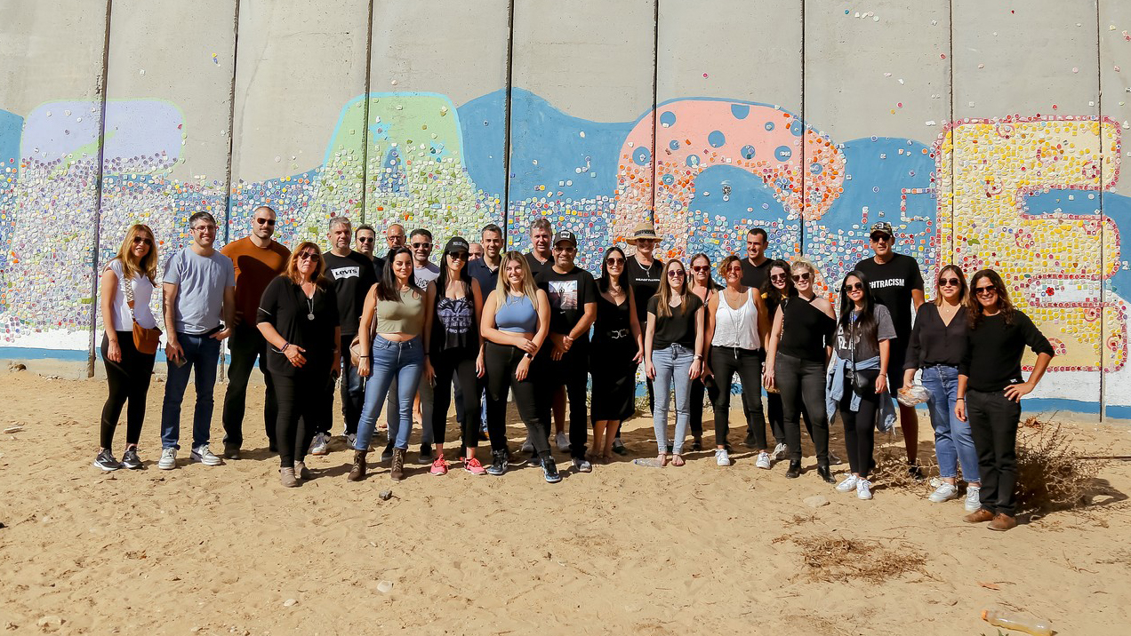 הסיור של צוות מכבי בעוטף עזה